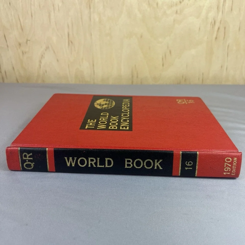 1970 The World Book Encyclopedia Volume 16 Q-R Hardcover Vintage Book